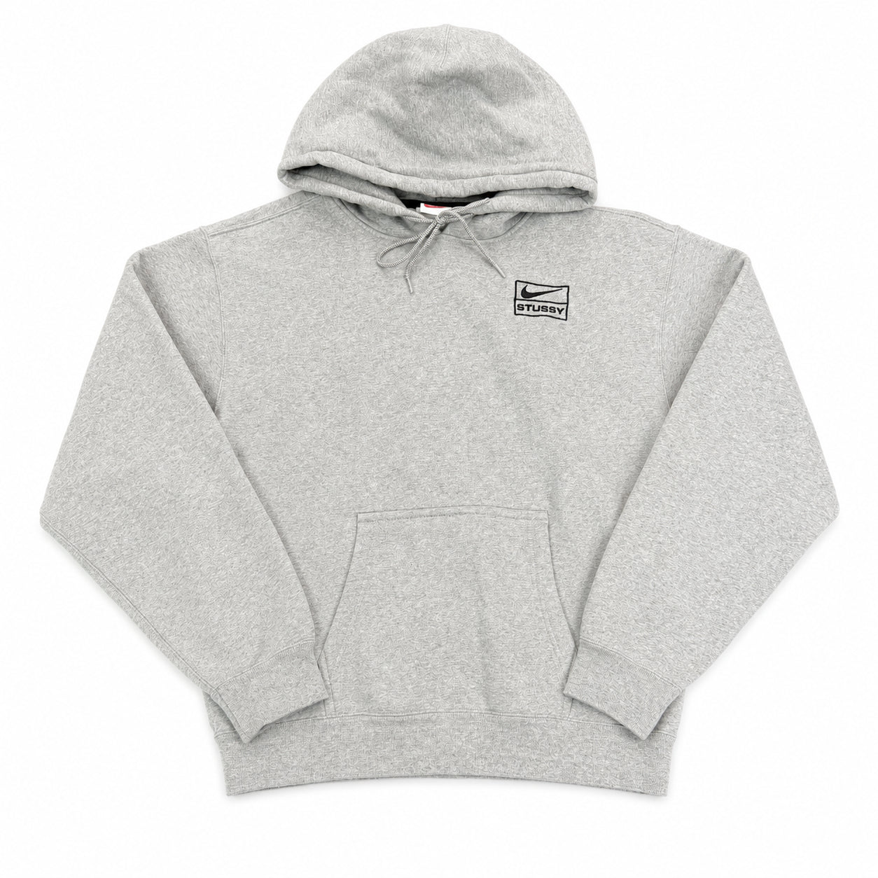 Pre-Owned Nike x Stussy NRG Hoodie Dark Grey Heather