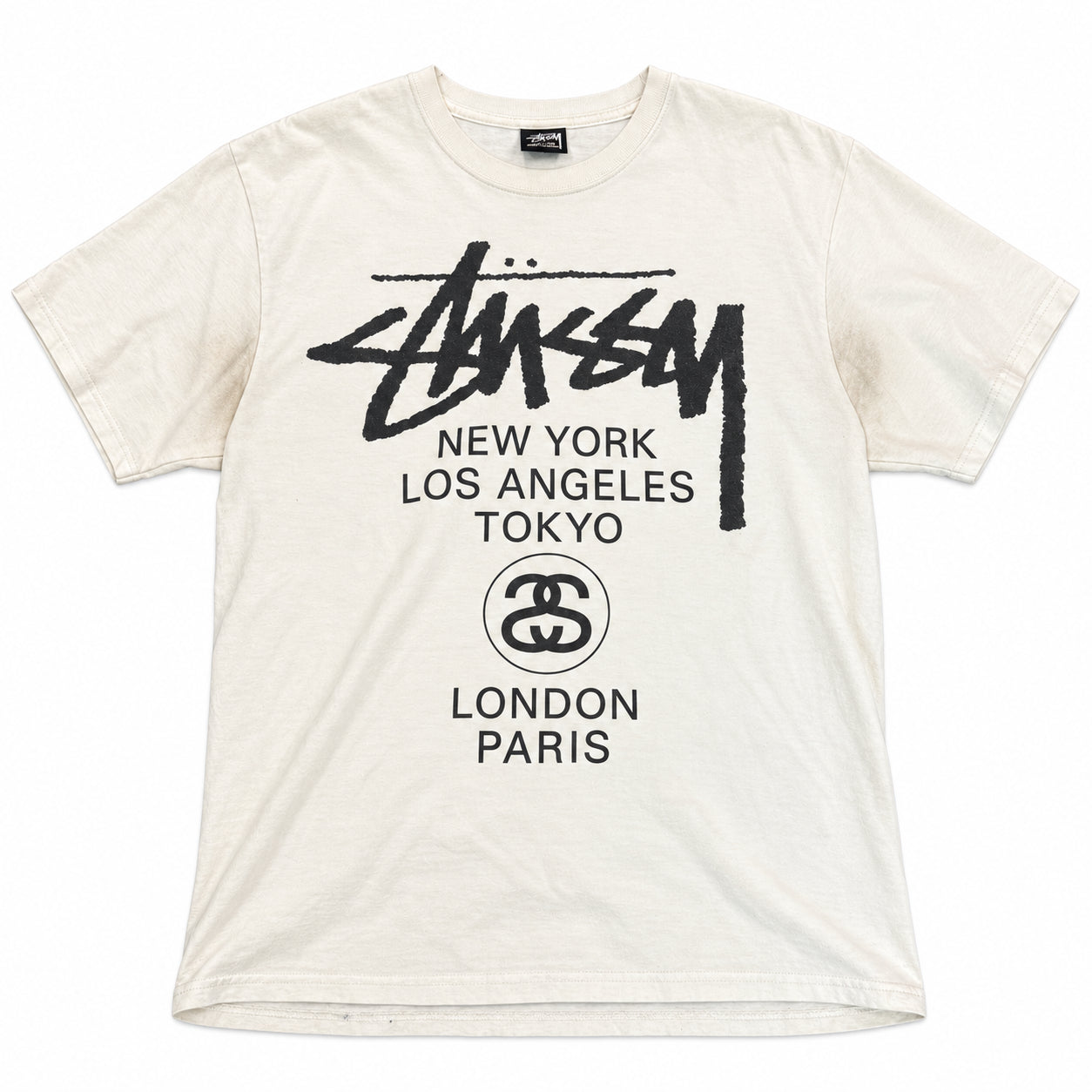 Pre-Owned Stussy Tour Tee White
