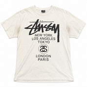 Pre-Owned Stussy Tour Tee White