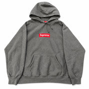 Pre-Owned Supreme Box Logo Hoodie Charcoal FW21