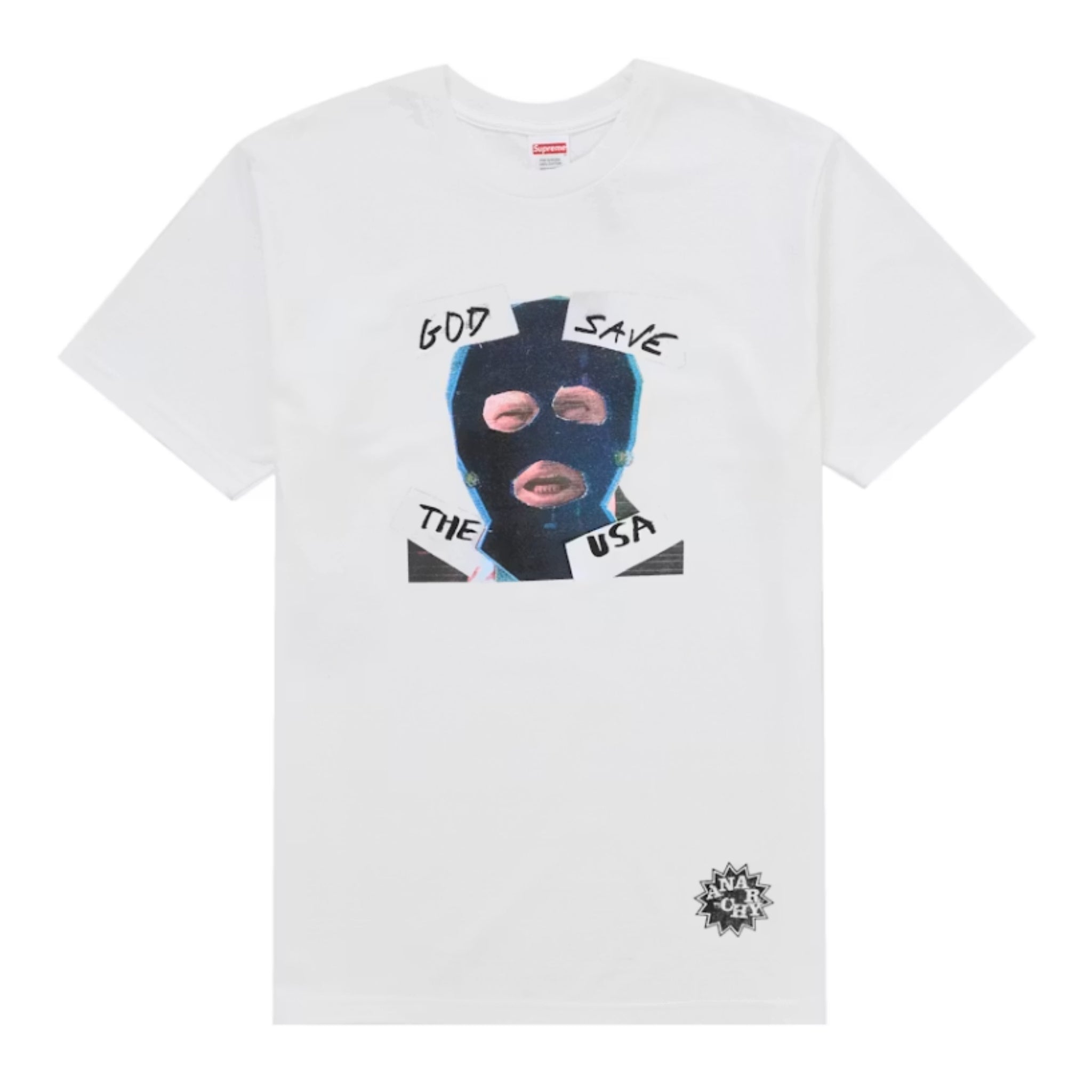 Supreme God Save The USA Tee White