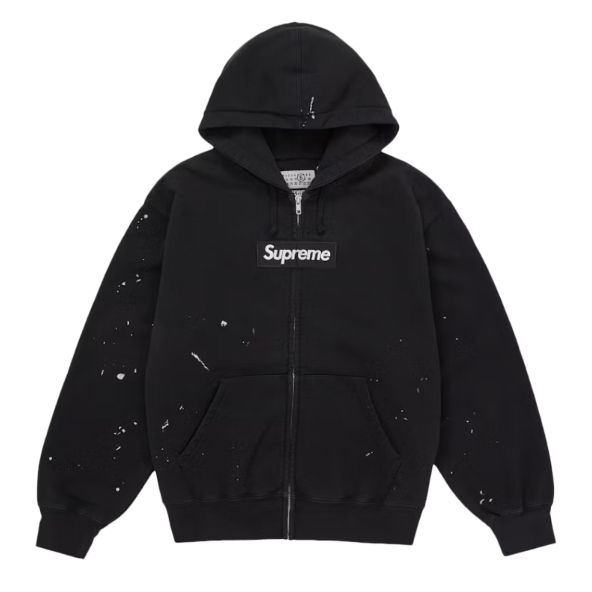 Supreme MM6 Maison Margiela Box Logo Zip Up Hooded Sweatshirt
