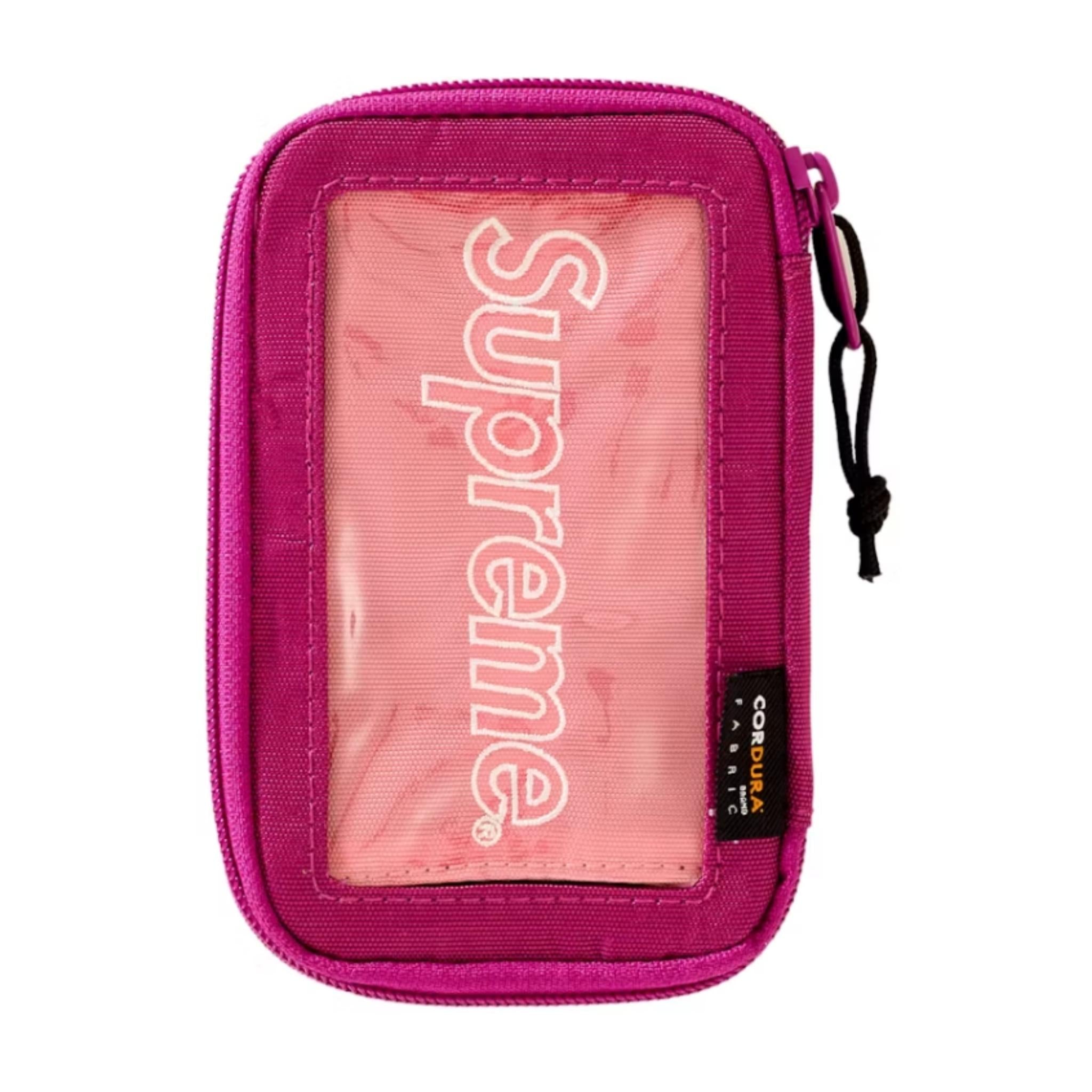 Supreme Small Zip Pouch Magenta (FW18)