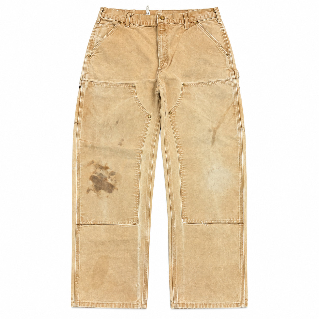 Vintage Carhartt Doubleknee Pants Tan 5