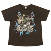 (FINAL SALE) VINTAGE USA Thunder Wolf Survivors T-Shirt