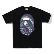 Bape Tie-Dye Big Ape Tee Purple