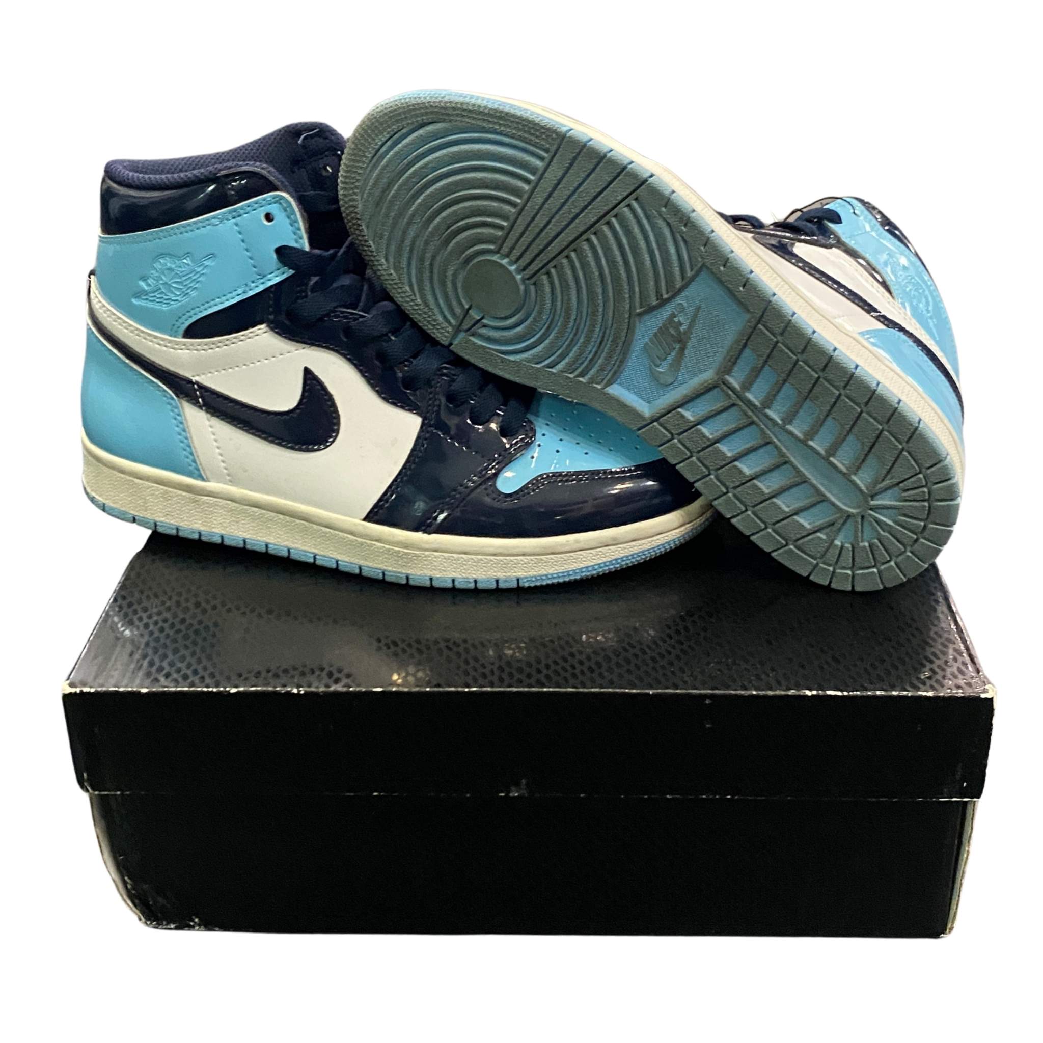 Jordan 1 High Patent UNC (W) (USED) (RB)