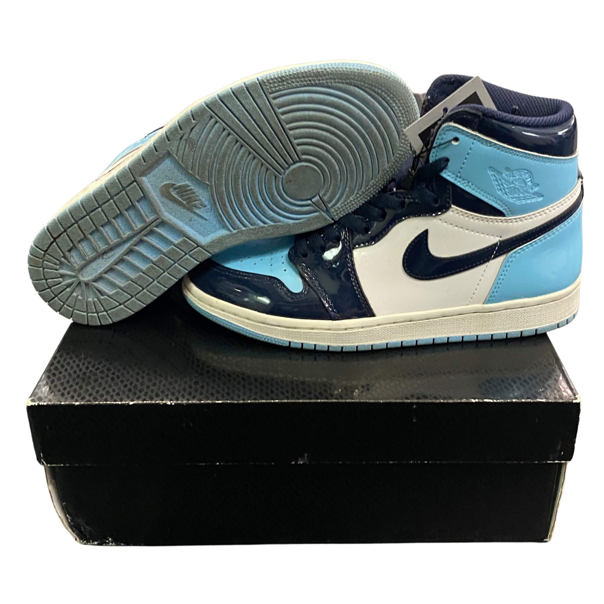 Jordan 1 High Patent UNC (W) (USED) (RB)
