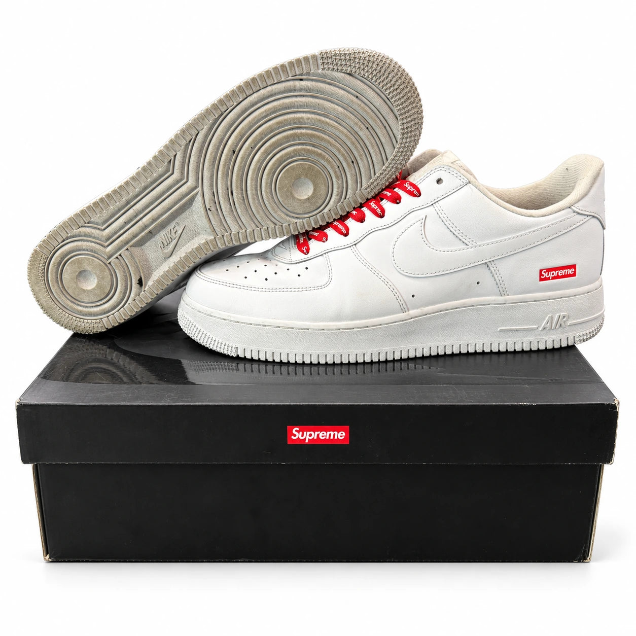 Nike Air Force 1 Low Supreme White (USED)