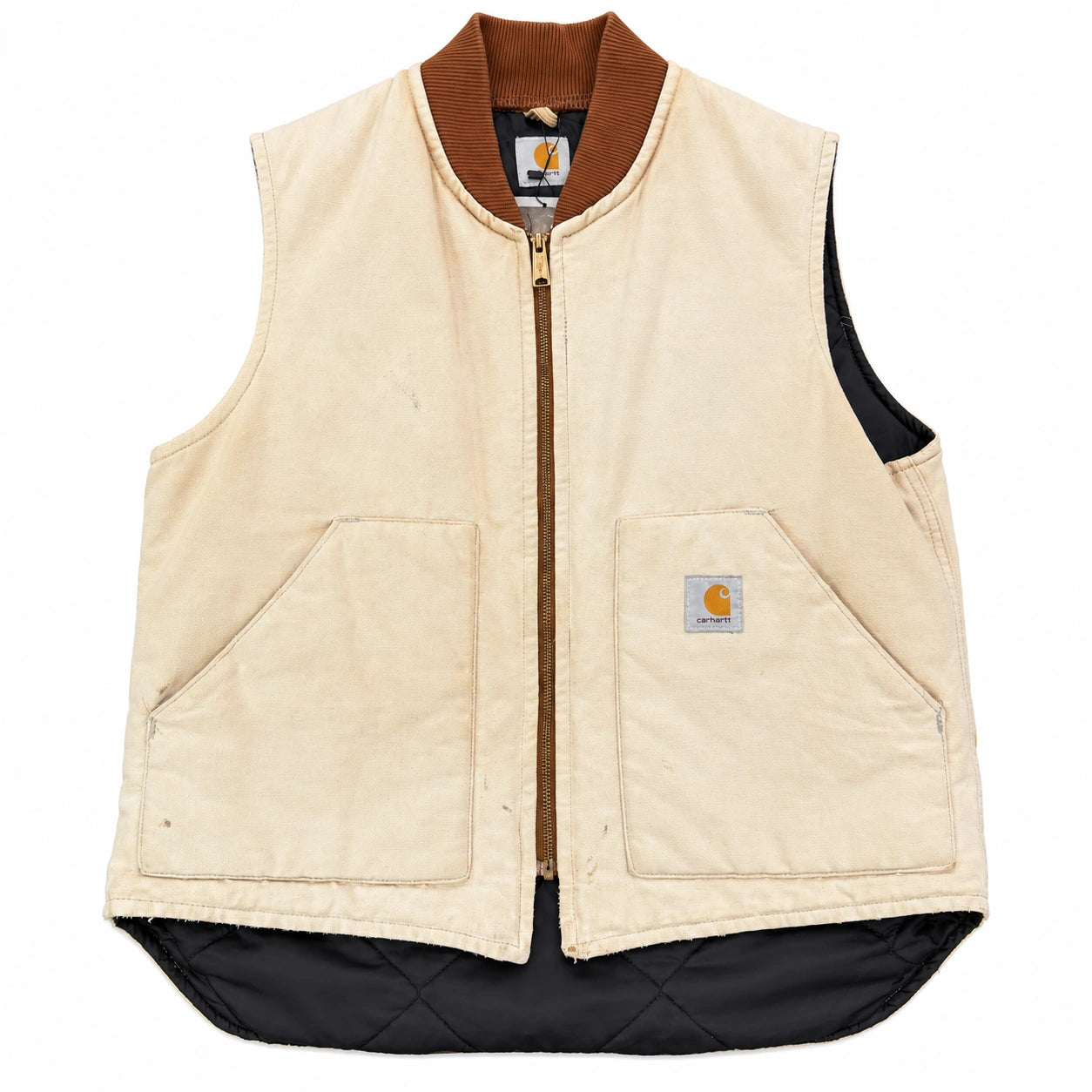 Vintage Carhartt Canvas Vest Tan