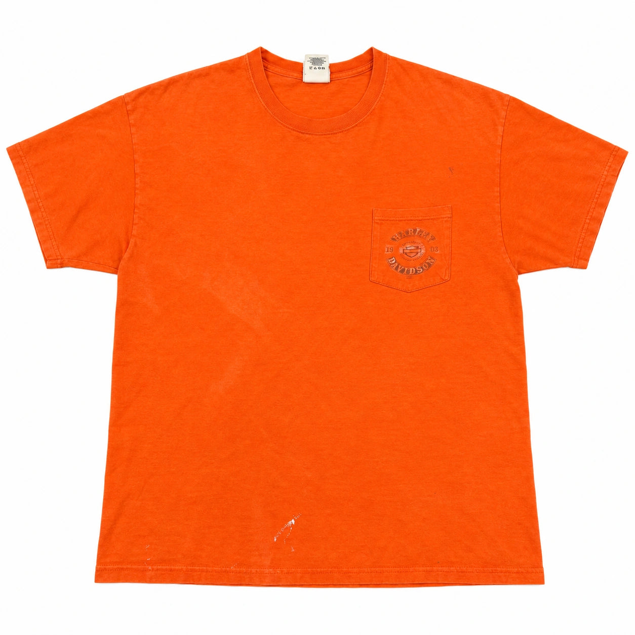 (FS) Vintage Harley Davidson Voodoo Tee Orange
