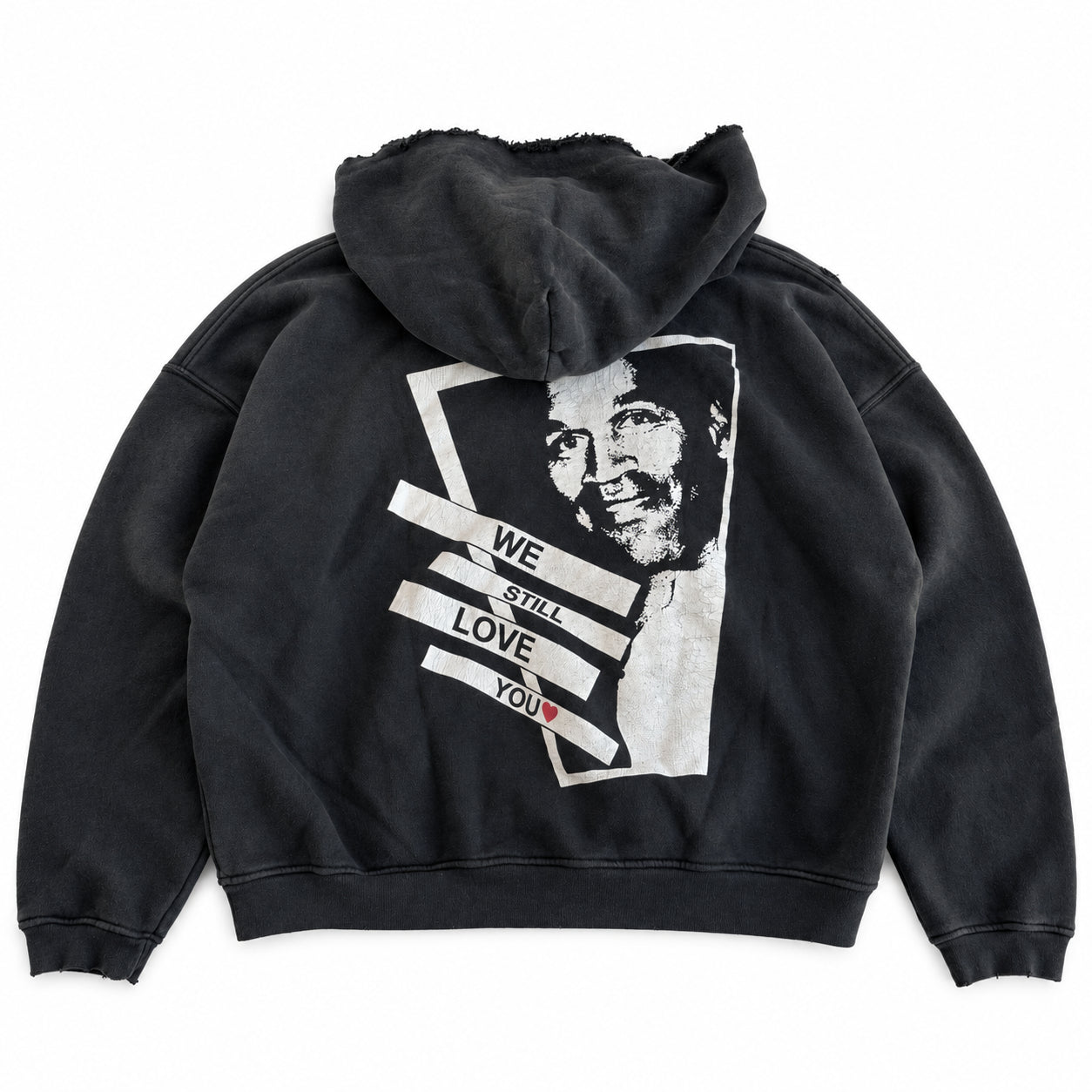 HMDD WSLY Zip Up Hoodie Black